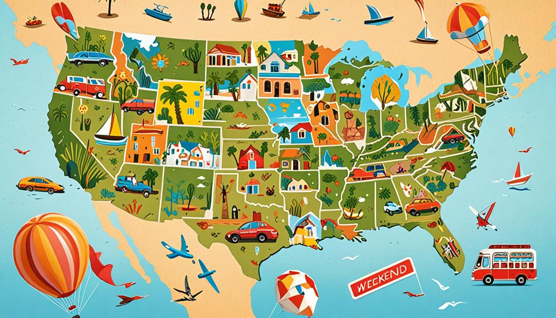 Weekend Getaways: Crafting Affordable Itineraries for Quick Escapes in Nearby States