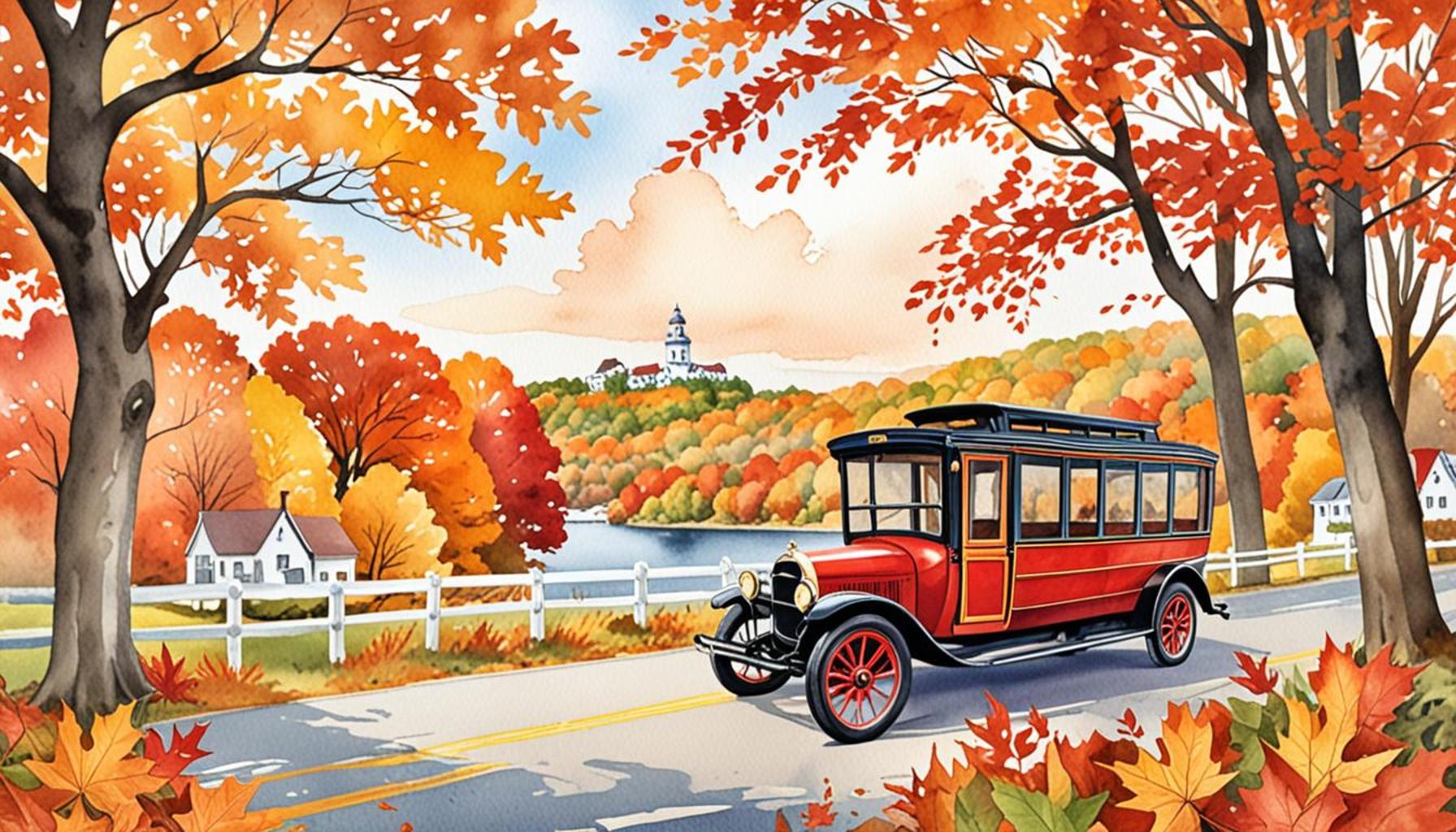 Scenic Routes of New England: Autumn Leaves and Historical Traditions