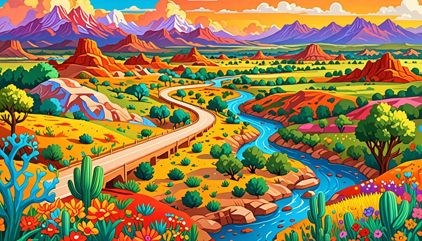 Scenic Paths of Texas: Cultural Traditions and Diverse Landscapes