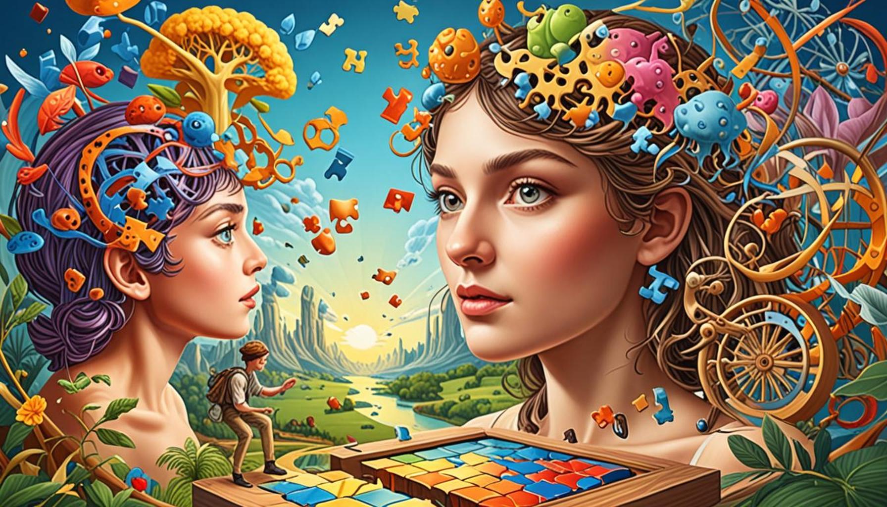 The Evolution of Mind Games: Historical Perspectives on Puzzles and Cognitive Development