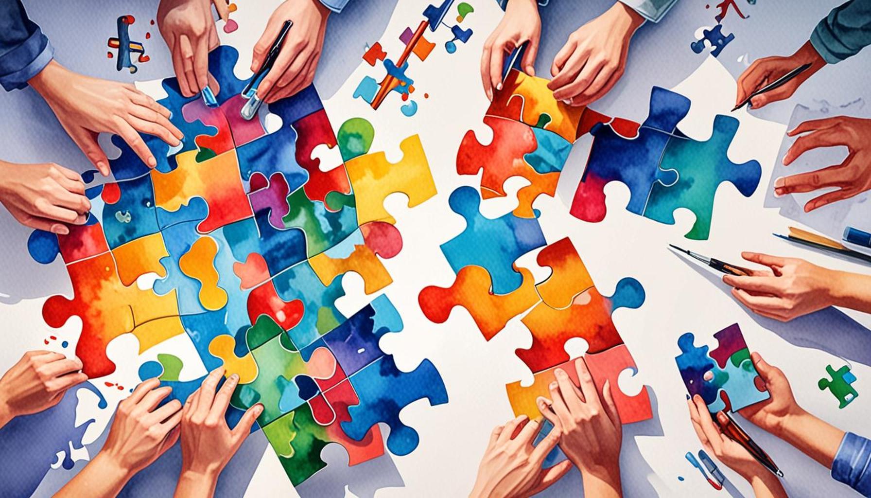 Puzzles and Collaboration: Learning to Solve Problems as a Team